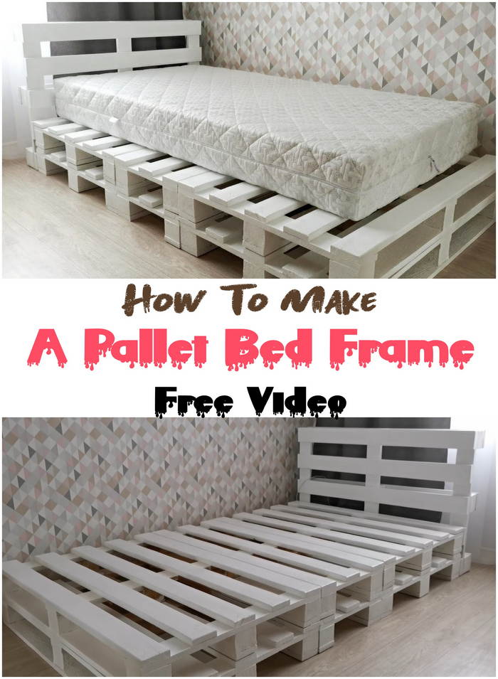 How To Make A Pallet Bed Frame Design