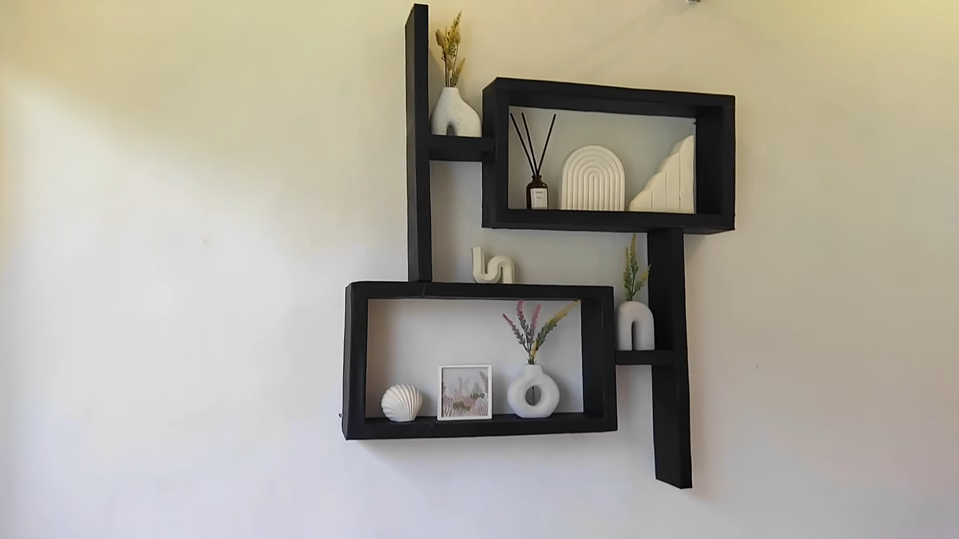 How to Make a Strong and Stylish Cardboard Wall Shelf at Home