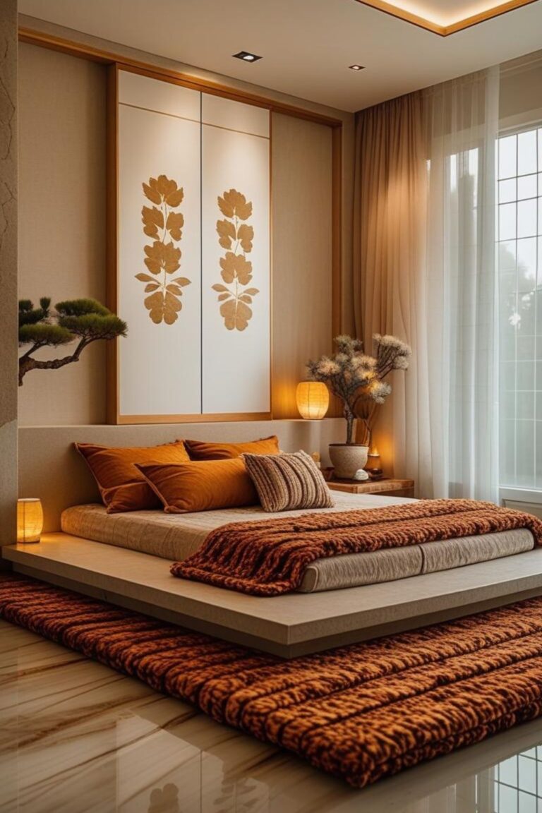 Zen Retreat with Shoji-Inspired Screens and Soft Stone Palette